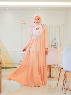 Fatimah Dress(Peach)