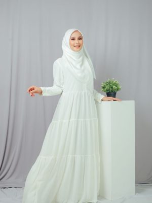 Fatimah Dress(White)
