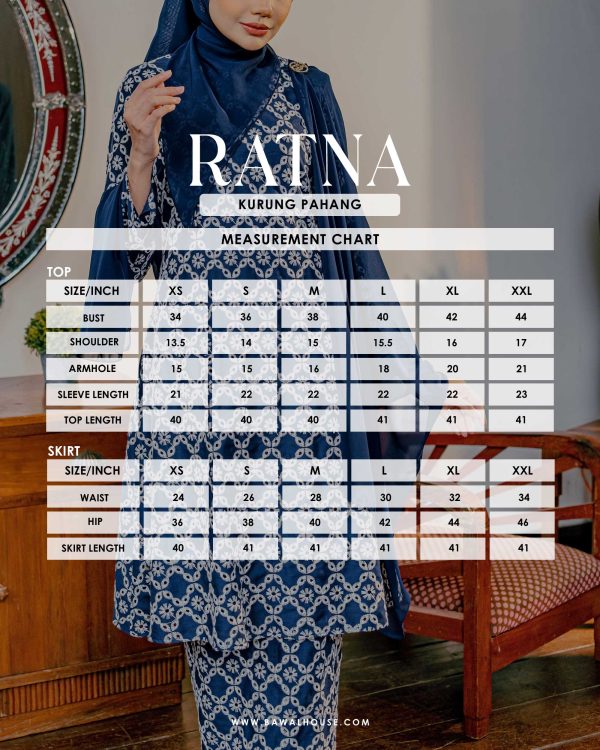 SIZE CHART RATNA