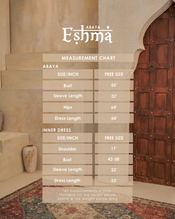 size chart eshma