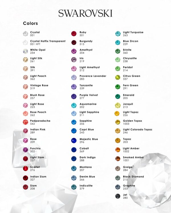 swa color catalogue