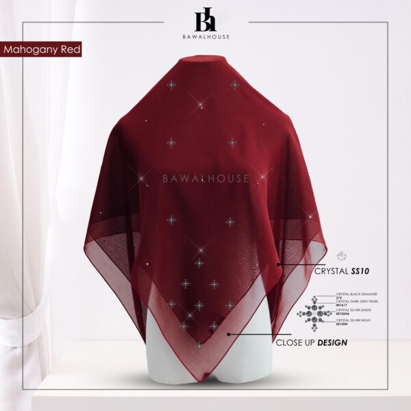 mahogany red
